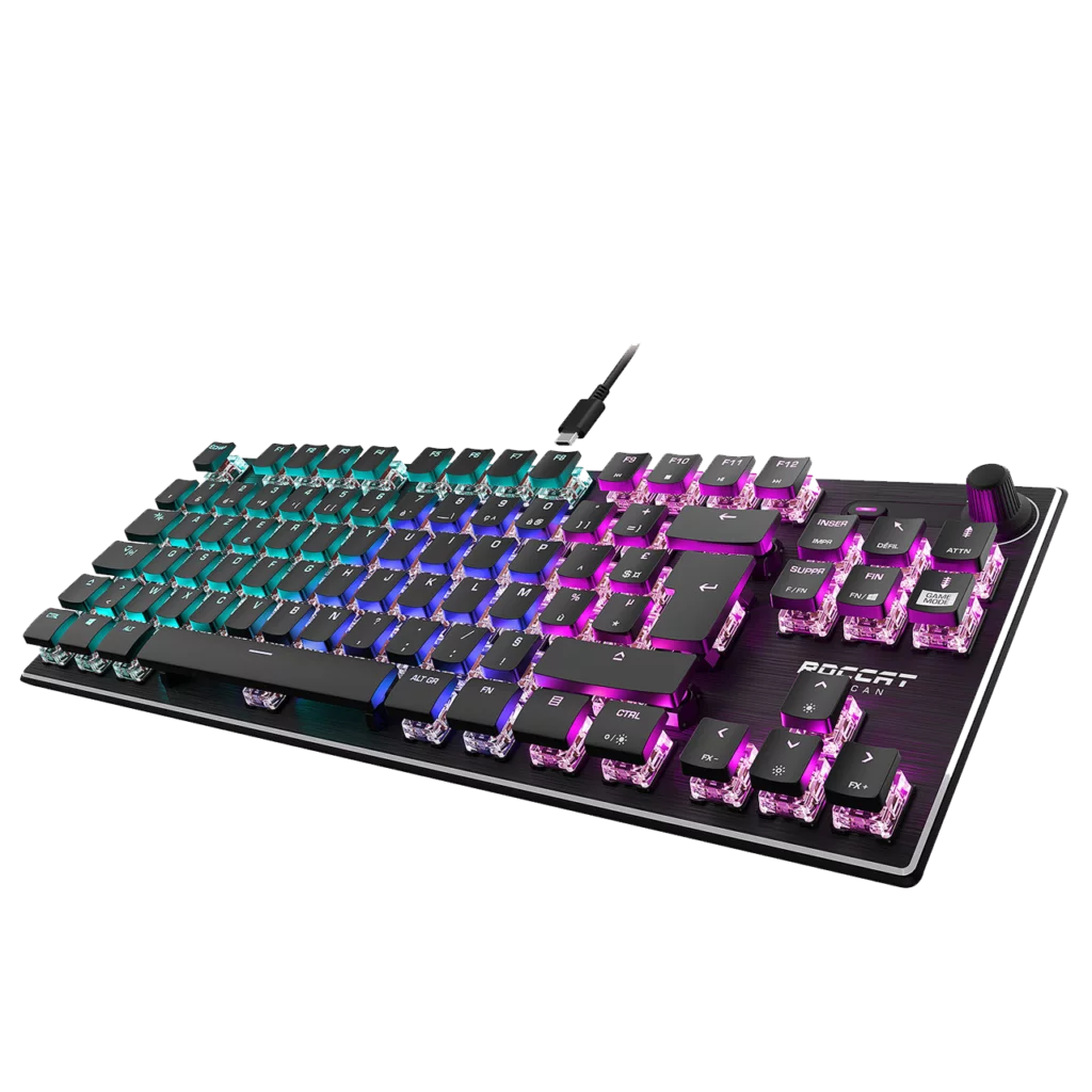 Le top des meilleurs claviers RGB pour gamer en 2021 - Roccat Vulcan TKL Pro
