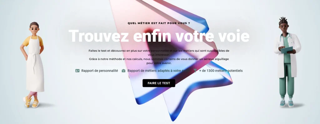 Test métier et personnalité Genyo - www.genyo.app